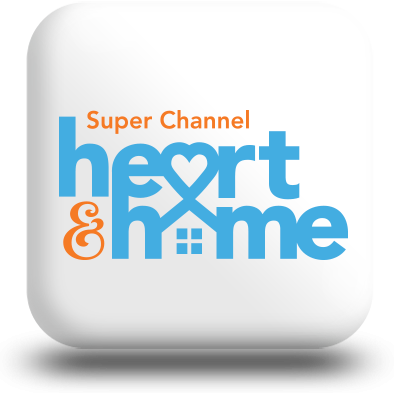 Super Channel Heart & Home Logo and Icon