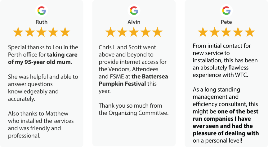 Recent Google Reviews