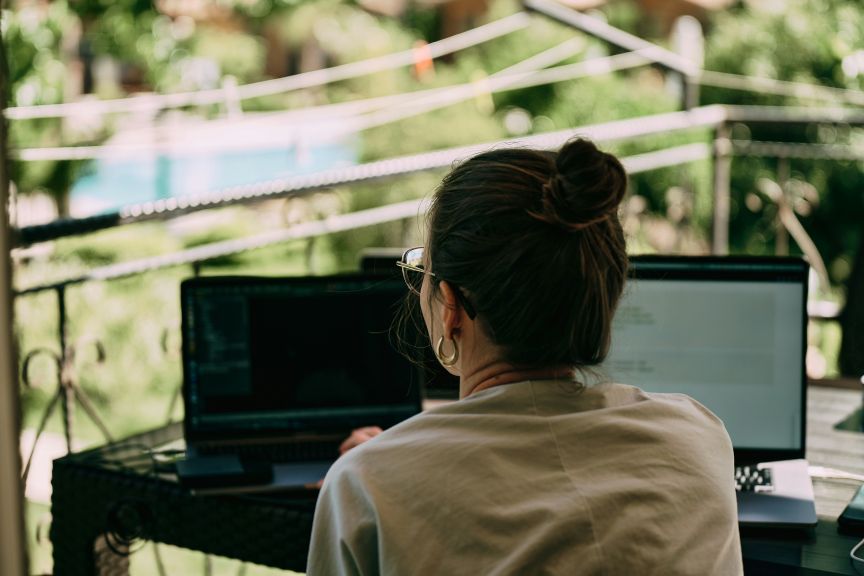 Working Outside on Business